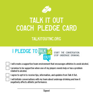 Coach Pledge Card