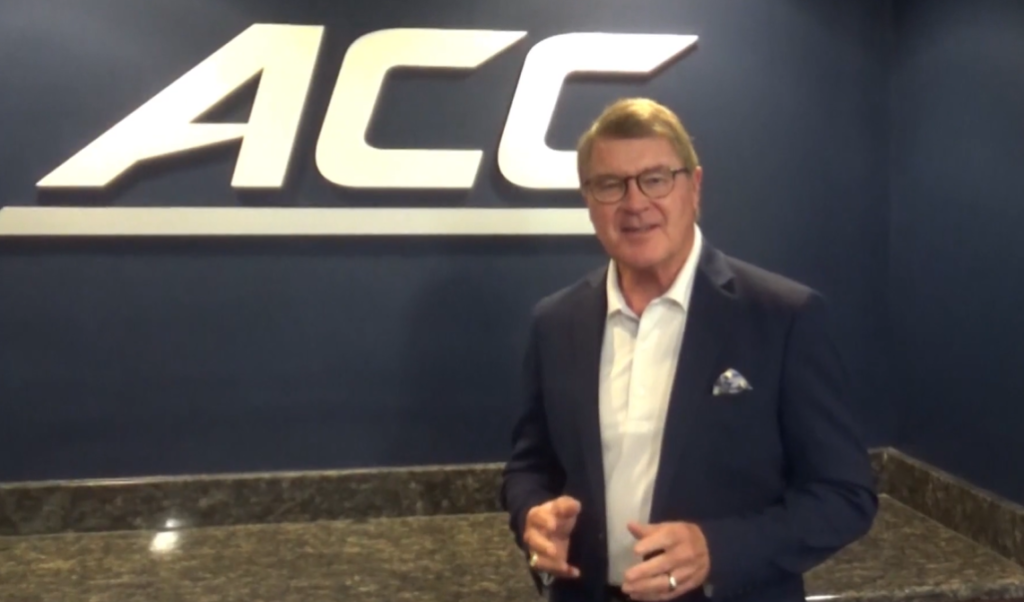 ACC commissioner John Swofford discusses his partnership with Talk It Out NC.