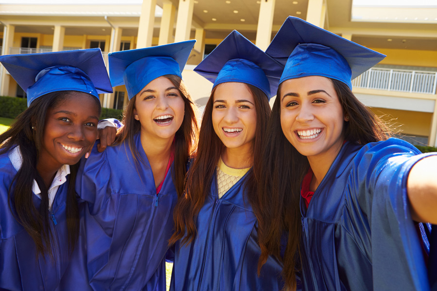 TIO-blog-05-25-2026 Four teenage girls at graduation